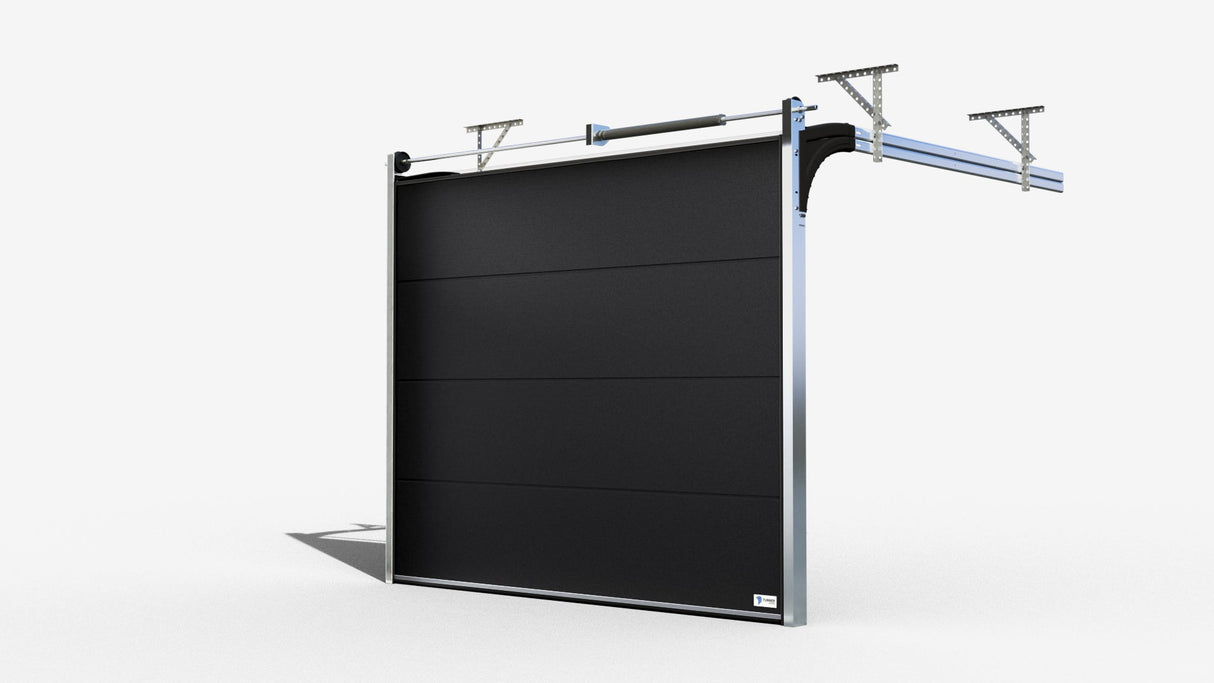 Garageport Turner 200P - Bred panel - Satin