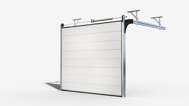 Turner Door garageportar, Turner 220 economic takskjutport, garageport, vit